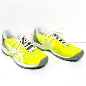 Women's Asics Shoes Gel Court Speed Size 8 Tennis Hi Vis Yellow